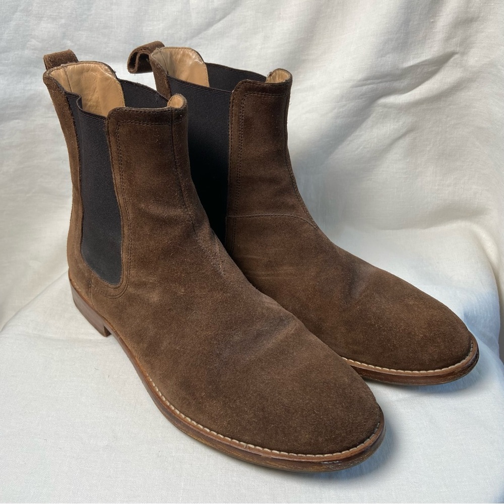 Represent Suede Leather Chelsea Boots